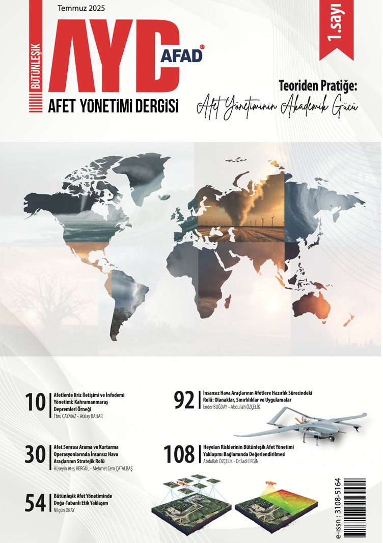 Afet Yönetim Dergisi (Temmuz 2025)